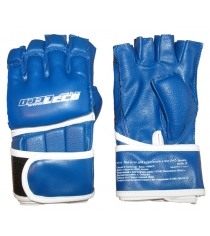 Перчатки для рукопашного боя Leco Pro синие размер L т00316