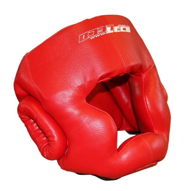 Шлем боксерский Leco красный размер S