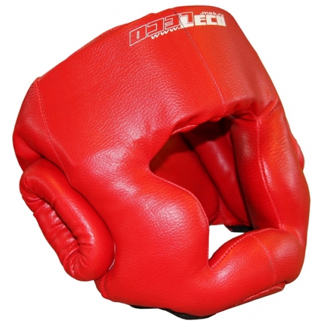 Шлем боксерский Leco красный размер XL