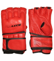 Перчатки для рукопашного боя Leco Pro plus красные размер S т1211-1