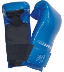 Перчатки спарринговые Leco синие размер S т44-4