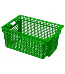 Ящик для овощей зеленый Leco 60х40х27 см гп400036