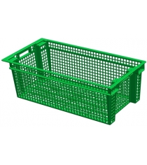 Ящик для овощей зеленый Leco 80х40х27 см гп400046