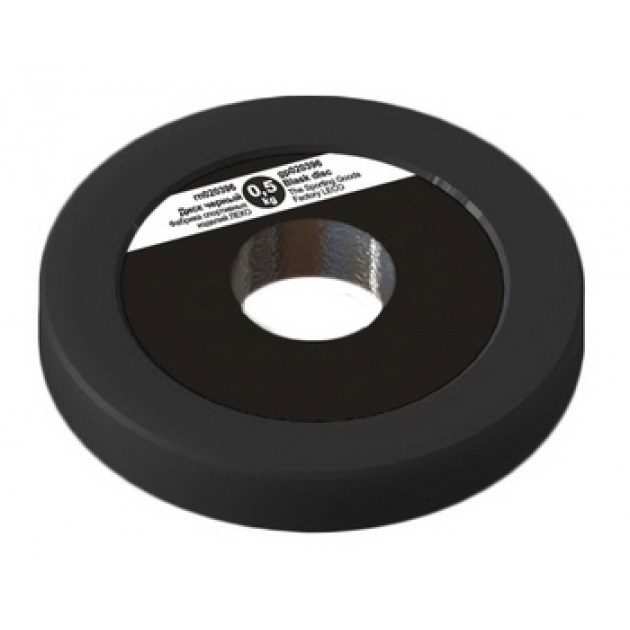 Диск Leco 0,5 кг черный диаметр 30 мм