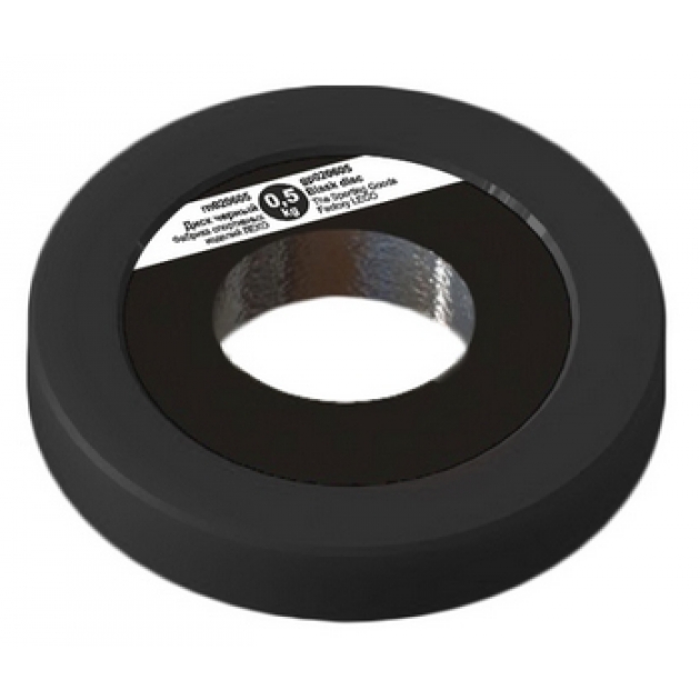 Диск Leco 0,5 кг черный диаметр 50 мм