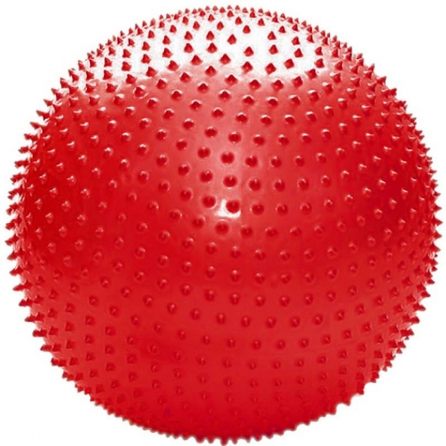 Мяч массажный Leco 75 см красный