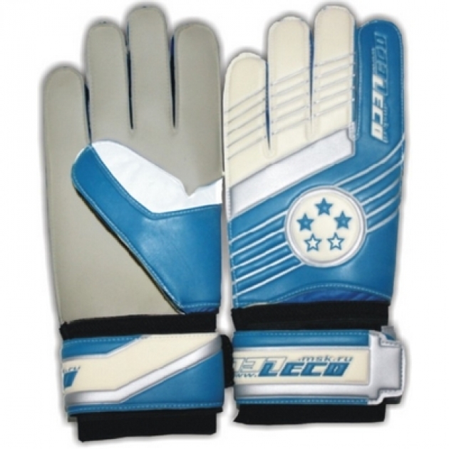 Перчатки футбольные вратарские Leco 3 звезды размер М