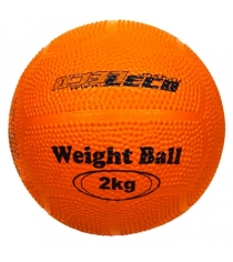 Мяч Leco для атлетических упражнений резиновый 2 кг т2208