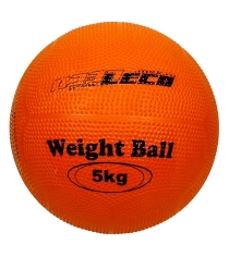 Мяч Leco для атлетических упражнений резиновый 5 кг т2214