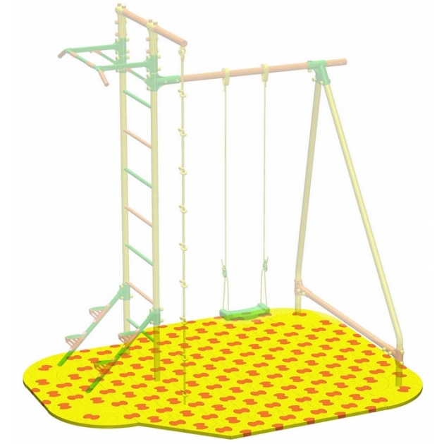 Коврик Puzzle Playground для качелей с лестницей Leco-IT Outdoor