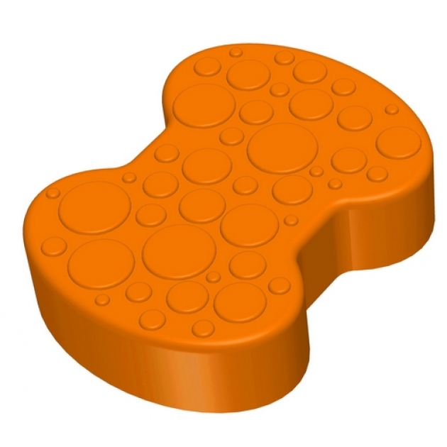 Соединительный элемент Leco пазлового покрытия для игровых площадок Leco-IT оранжевый