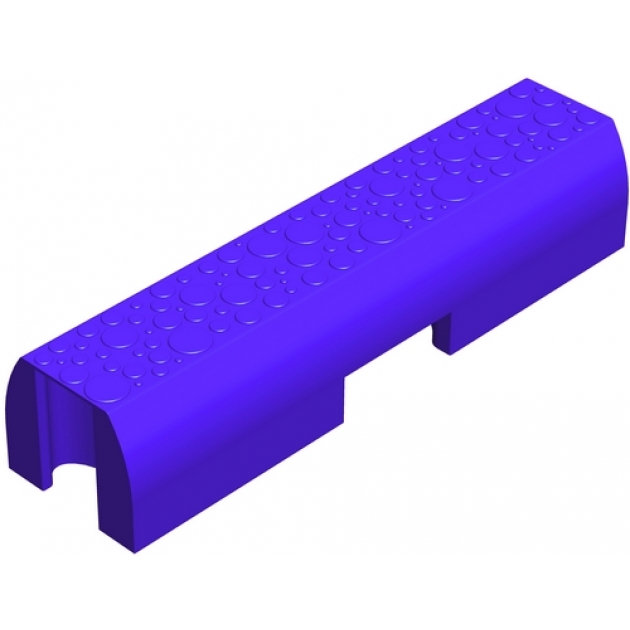 Прямой элемент Leco Walkedge 36 см фиолетовый