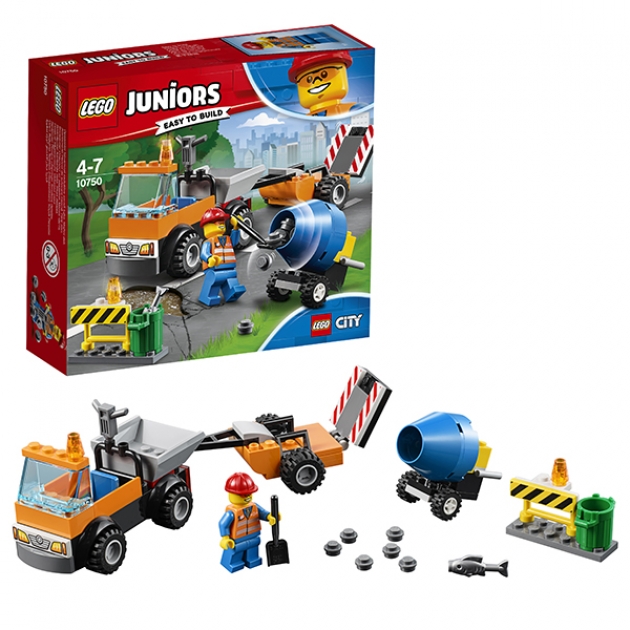 Lego Juniors грузовик дорожной службы 10750