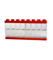 Пластиковый кейс Lego для 16 минифигур красный 4066_red