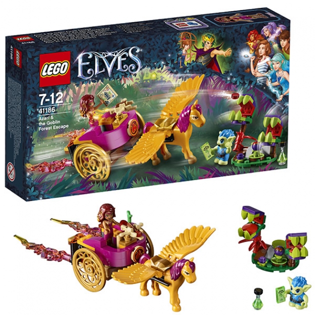 Lego Elves побег азари из леса гоблинов 41186