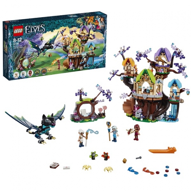 Lego Elves нападение летучих мышей на дерево эльфийских звёзд 41196