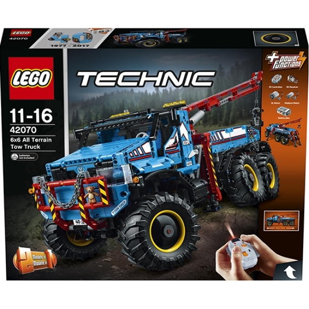 Lego Technic 42070 аварийный внедорожник 6х6