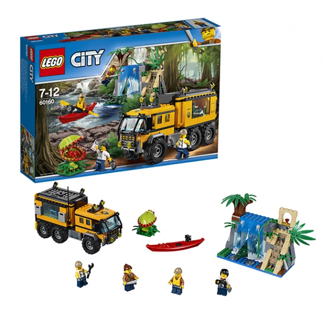 Lego City передвижная лаборатория в джунглях 60160