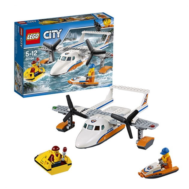 Lego City спасательный самолет береговой охраны 60164