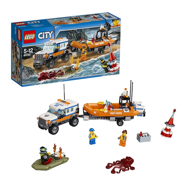 Lego City внедорожник 4х4 команды быстрого реагирования 60165
