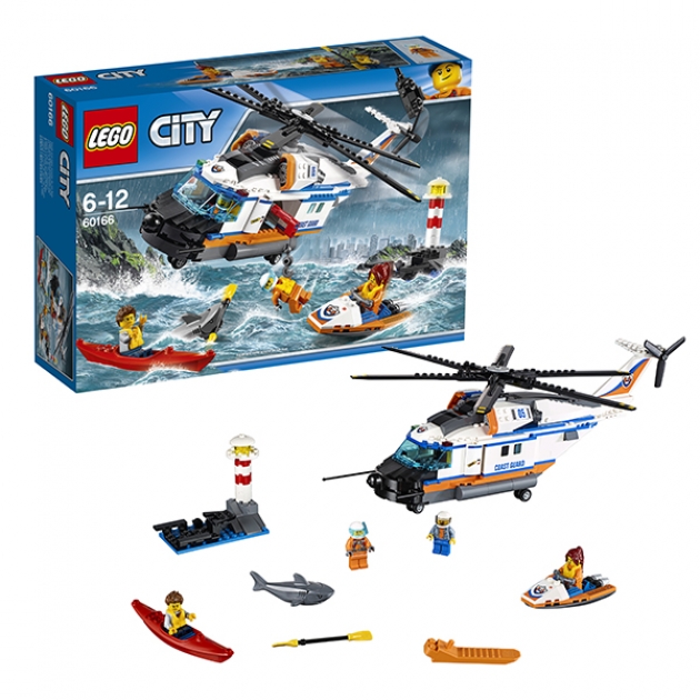 Lego City сверхмощный спасательный вертолёт 60166