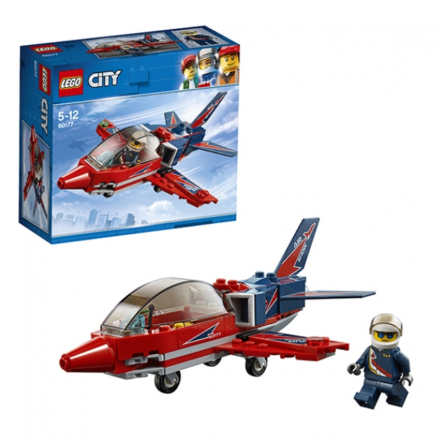 Lego City реактивный самолёт 60177