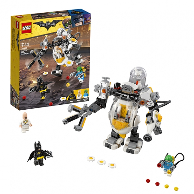 Lego Batman movie бой с роботом яйцеголового 70920