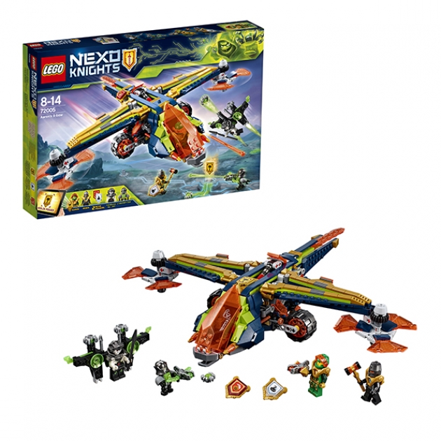 Lego Nexo knights аэро арбалет аарона 72005
