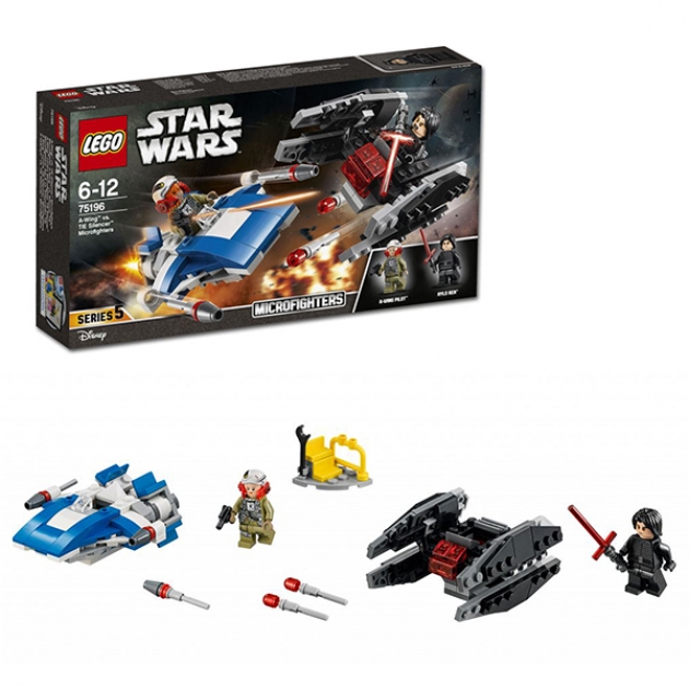 Lego Star wars 75196 истребитель a против бесшумного истребителя