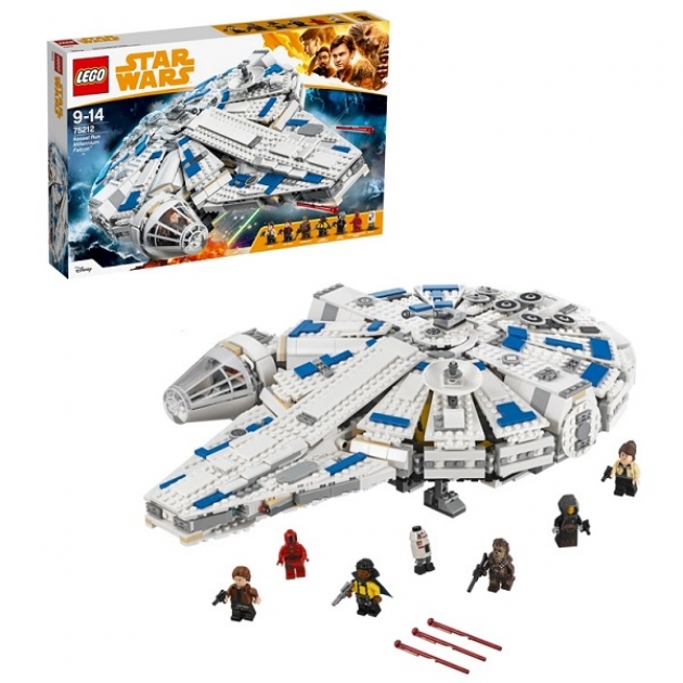 Lego Star wars 75212 lego звездные сокол тысячелетия на дуге кесселя