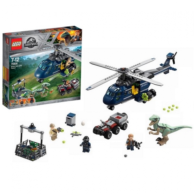 Lego Jurassic world 75928 погоня за блю на вертолёте