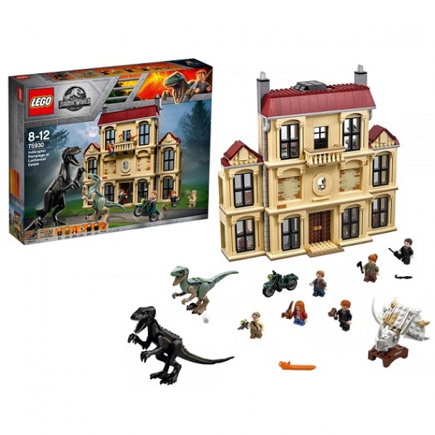 Lego Jurassic world 75930 нападение индораптора в поместье