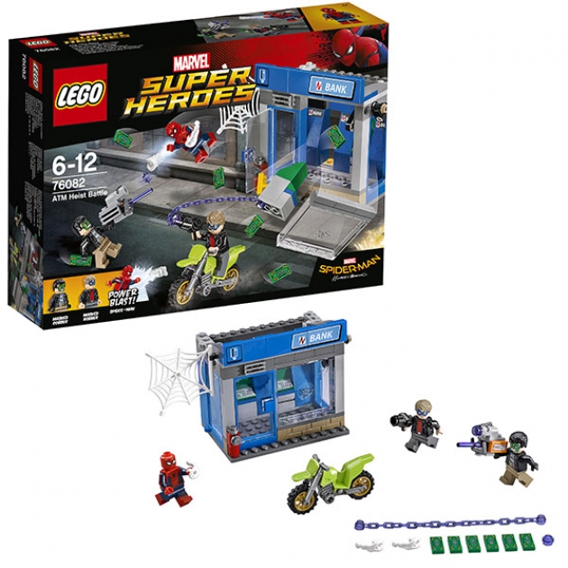 Lego Super heroes ограбление банкомата 76082