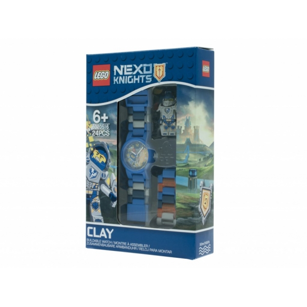 Наручные часы Lego nexo knights клэй с минифигуркой 8020516