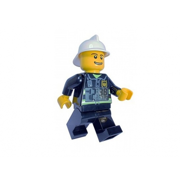 Будильник минифигура Lego пожарный 9003844