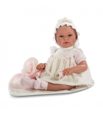 Кукла Llorens Juan младенец в белом платье 36 см L 63624