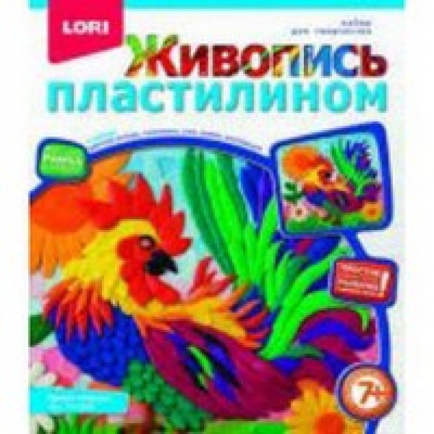 Картина из пластилина яркий петушок Lori Пк-049