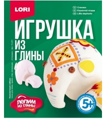 Игрушка из глины слоники Lori Гл-011