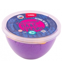 Пластилин песочный фиолетовый 250 грамм Lori Пп-006