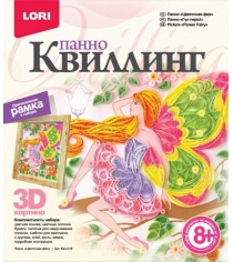 Квиллинг панно цветочная фея Lori Квл-019
