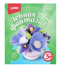 Набор для творчества лепная фантазия голубые цветы Lori ЛМ-004
