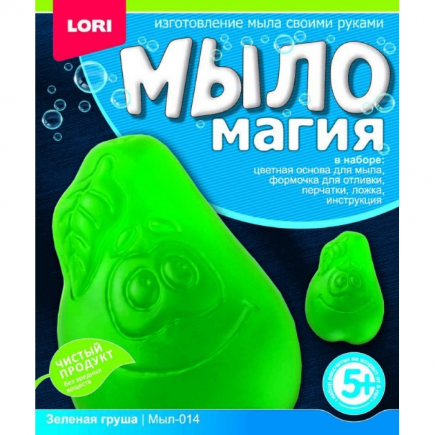 Набор для мыловарения мыломагия зеленая груша Lori МЫЛ-014
