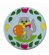 Декоративная тарелка игривый котенок Lori Т-004