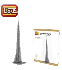 Пластиковый конструктор дубайская башня burj khalifa 890 дет Loz 9370...