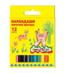 Набор шестигранных цветных карандашей 12 цветов Луч КККМ12