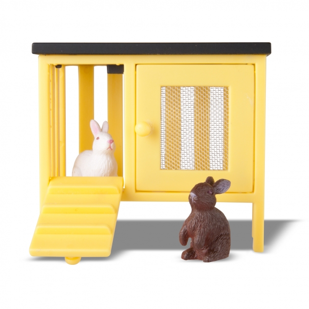 Животные для домика смоланд кролики и домик Lundby LB_60804100