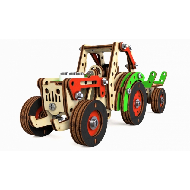 Конструктор M wood трактор фермер MW-3004
