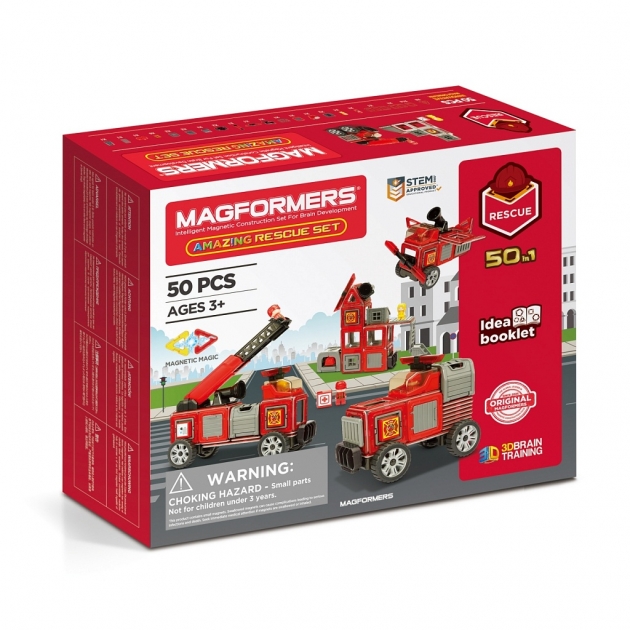 Магнитный конструктор Magformers Amazing Rescue Set 717003
