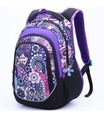 Рюкзак молодежный Maksimm орнамент фиолетовый B056-3...