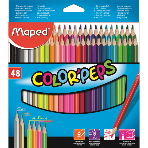 Карандаши Maped 832048 color peps 48 цв